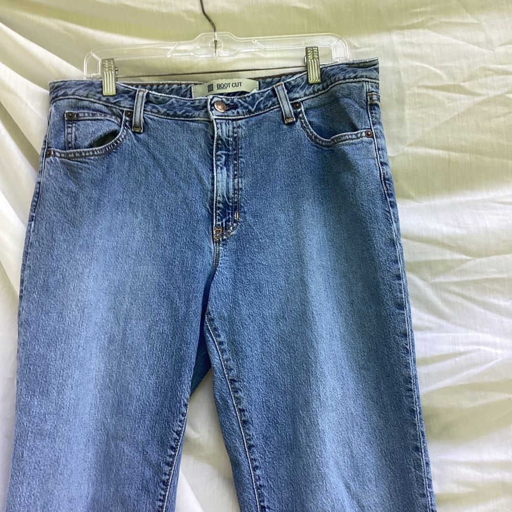 GAP Blue Boot Cut Jeans Classic Style, size 14 - Picture 4 of 7